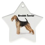 Airedale Terrier Ornament (Star)