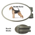 Airedale Terrier Money Clip (Oval)