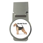 Airedale Terrier Money Clip (Round)