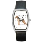 Airedale Terrier Barrel Style Metal Watch