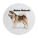 Alaskan Malamute Ornament (Round)