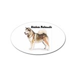 Alaskan Malamute Sticker (Oval)