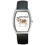 Alaskan Malamute Barrel Style Metal Watch