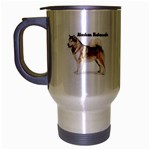 Alaskan Malamute Travel Mug (Silver Gray)