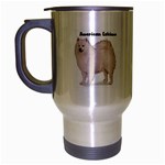 American Eskimo Travel Mug (Silver Gray)