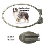 Australian Shepherd Money Clip (Oval)