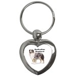 Australian Shepherd Key Chain (Heart)