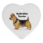 Australian Terrier Ornament (Heart)