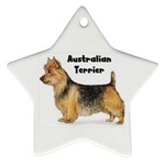 Australian Terrier Ornament (Star)