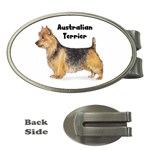 Australian Terrier Money Clip (Oval)