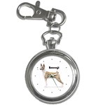 Basenji Key Chain Watch