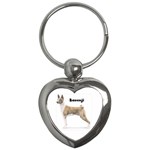 Basenji Key Chain (Heart)