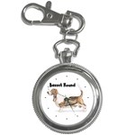 Basset Hound Key Chain Watch