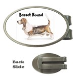 Basset Hound Money Clip (Oval)