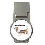 Basset Hound Money Clip (Round)