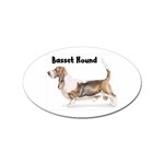 Basset Hound Sticker (Oval)