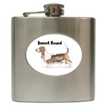 Basset Hound Hip Flask (6 oz)