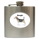 Beagle Hip Flask (6 oz)