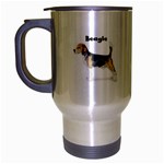 Beagle Travel Mug (Silver Gray)