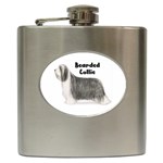 Bearded Collie Hip Flask (6 oz)