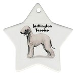 Bedlington Terrier Ornament (Star)