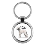 Bedlington Terrier Key Chain (Round)