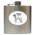 Bedlington Terrier Hip Flask (6 oz)