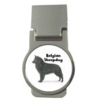 Belgian Sheepdog Money Clip (Round)