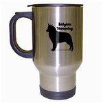 Belgian Sheepdog Travel Mug (Silver Gray)