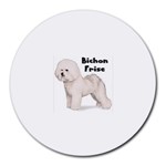 Bichon Frise Round Mousepad