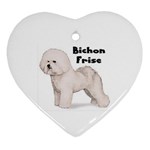 Bichon Frise Ornament (Heart)