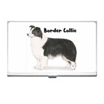 Border Collie Business Card Holder