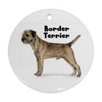 Border Terrier Ornament (Round)