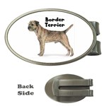 Border Terrier Money Clip (Oval)