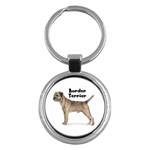 Border Terrier Key Chain (Round)