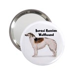 Borzoi Russian Wolfhound 2.25  Handbag Mirror