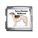 Borzoi Russian Wolfhound Mega Link Italian Charm (18mm)