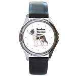 Boston Terrier Round Metal Watch