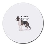 Boston Terrier Round Mousepad