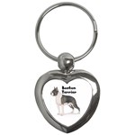 Boston Terrier Key Chain (Heart)