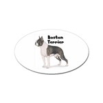 Boston Terrier Sticker (Oval)