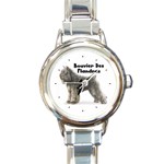 Bouvier des Flandres Round Italian Charm Watch