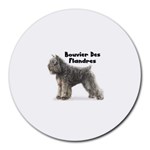 Bouvier des Flandres Round Mousepad