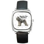 Bouvier des Flandres Square Metal Watch