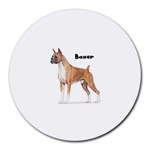 Boxer Round Mousepad