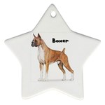 Boxer Ornament (Star)