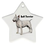 Bull Terrier Ornament (Star)