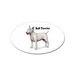 Bull Terrier Sticker (Oval)