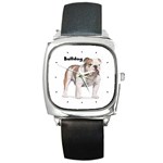 Bulldog Square Metal Watch