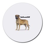 Bullmastiff Round Mousepad